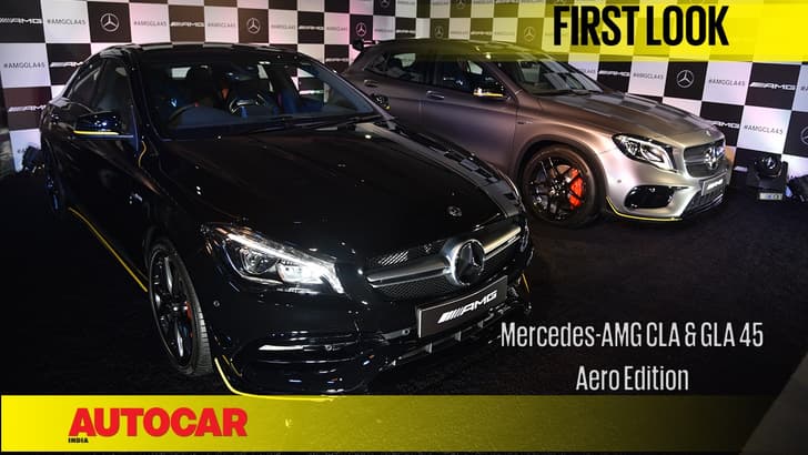 Mercedes-AMG CLA 45, GLA 45 facelift first look video